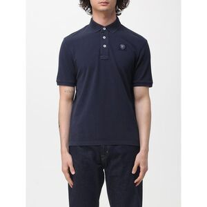 Blauer Polo Shirt Men Blue